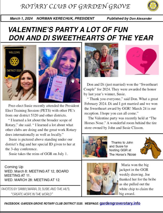 March 2024 Newsletter